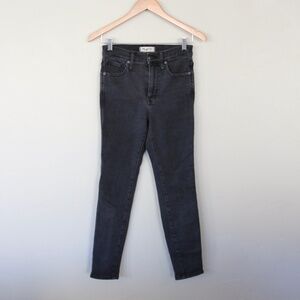 Madewell 10" High Rise Skinny Jeans Black 26P Petite
